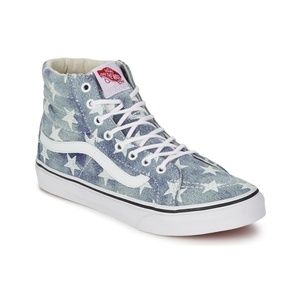 Vans Sk8-hi slim washed stars shoes